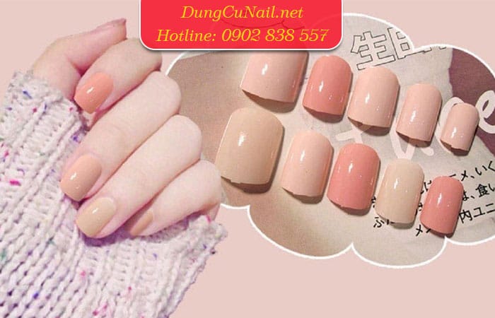 cách dán móng tay giả