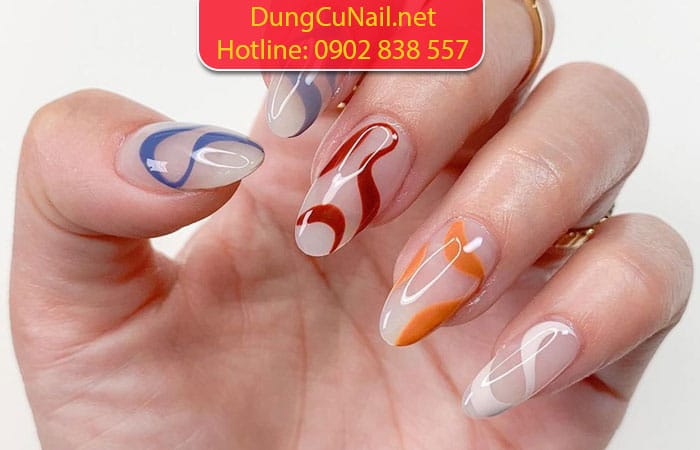 mẫu móng tay đẹp nhẹ nhàng